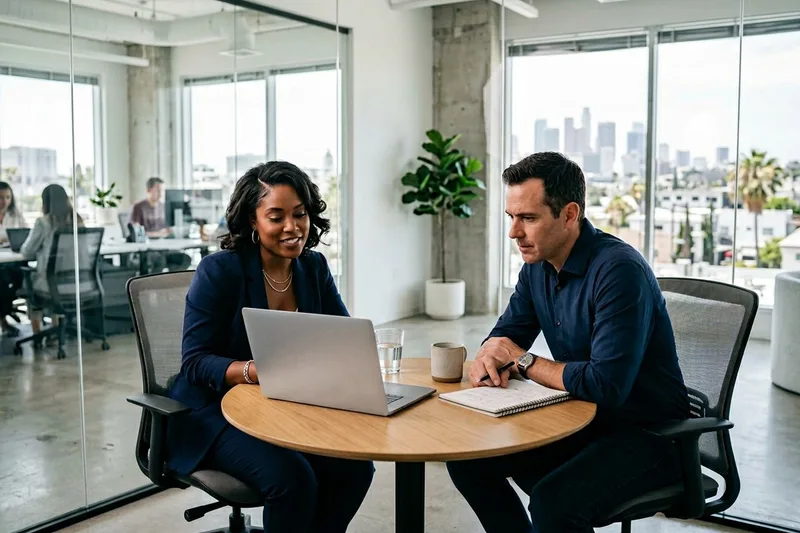 KORE1 recruiter supporting a Los Angeles technology company's IT hiring search