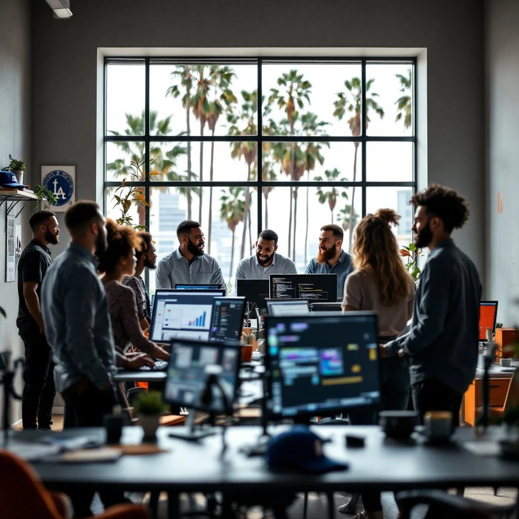 Los Angeles technology hiring manager working with KORE1 to fill a critical IT role